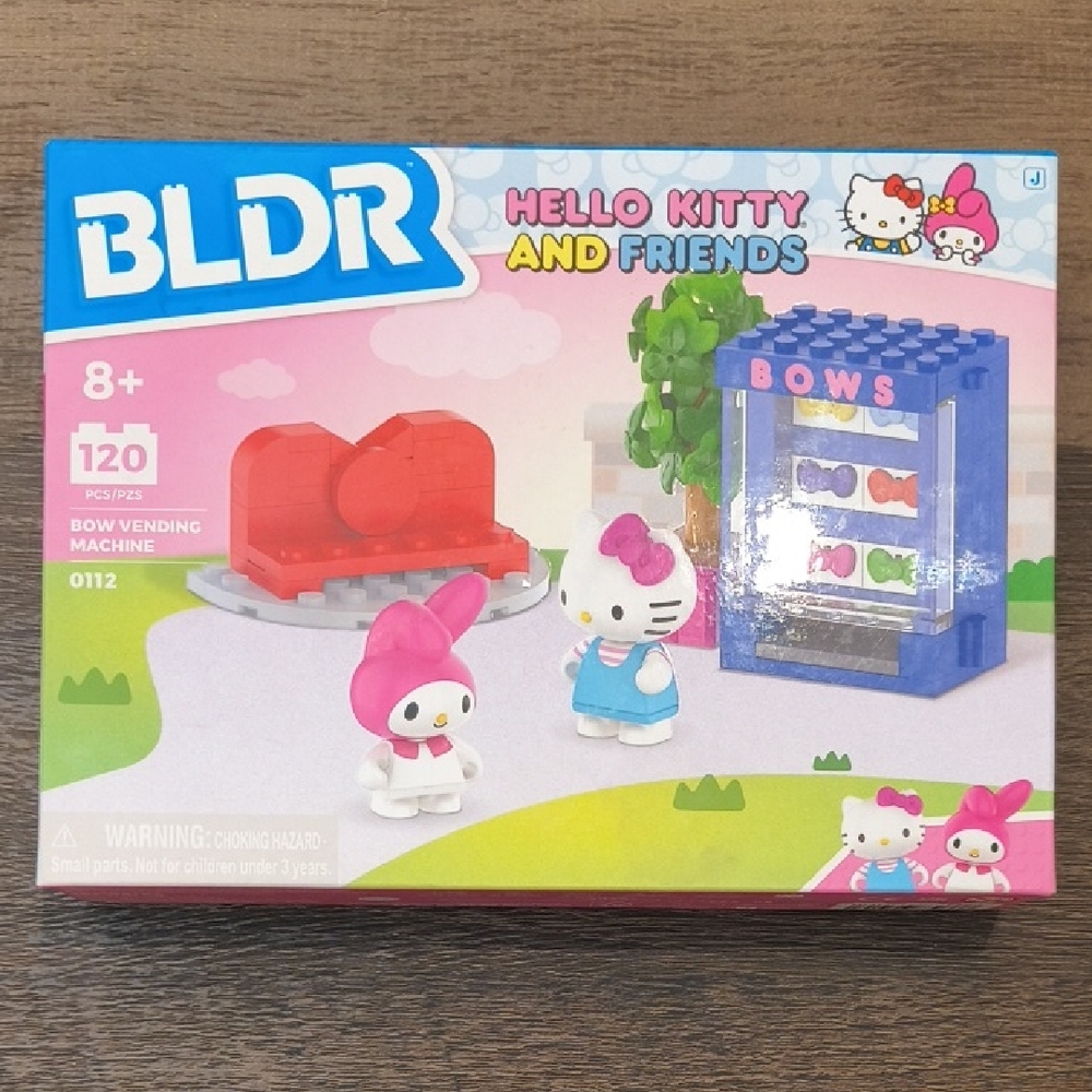 BLDR Hello Kitty and Friends Bow Vending Machine Toy Set, NIB